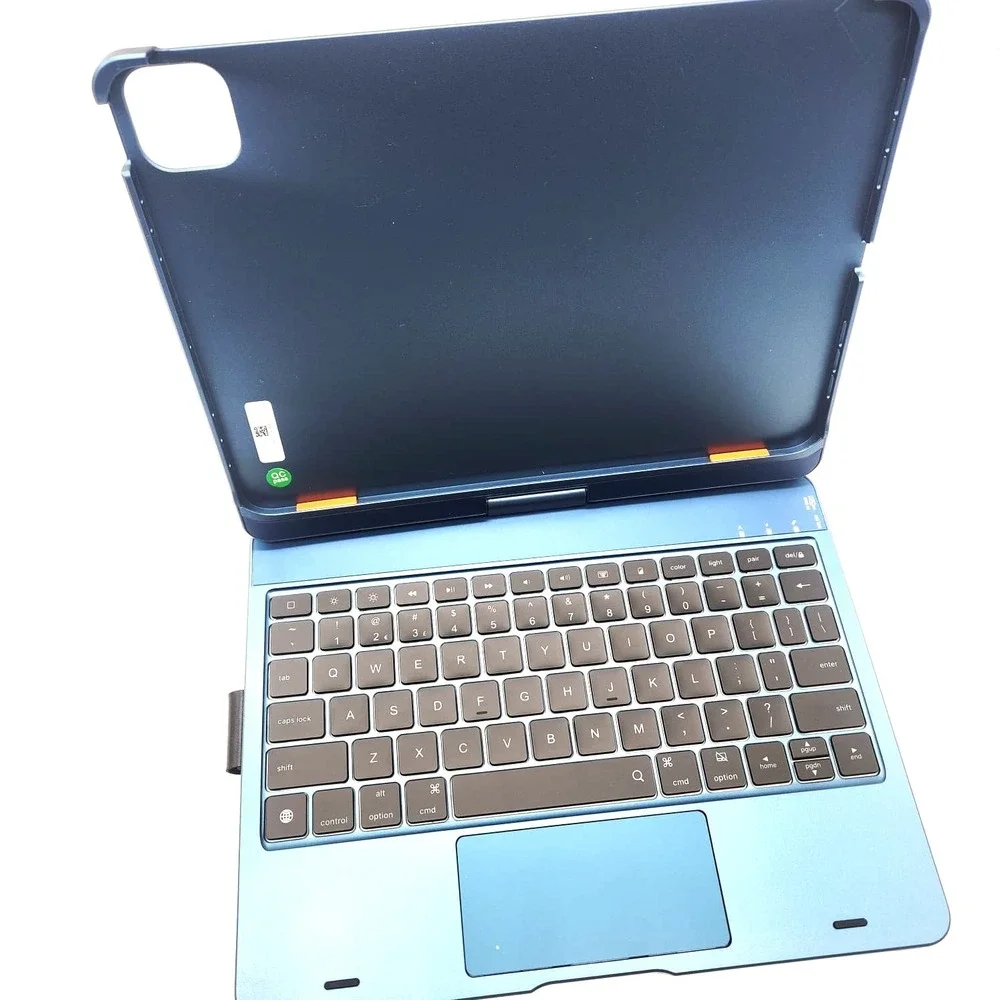 typecase 11 Inch ABS Keyboard Case Trackpad Backlit for iPad Air‎ Pro Blue